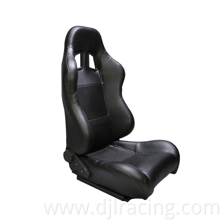Universal racing car seat/pvc adjustable car play bucket racing seat